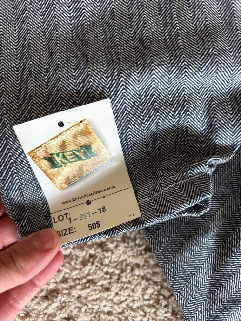 NWT Key Deluxe Unlined Long Sleeve Coveralls Sz 50 Short Men’s vintage tailgate